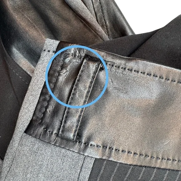 LeGatte Made in Italy Patchwork Mixed-Fabric Pants – IT 42 / US 6 - Picture 15 of 16